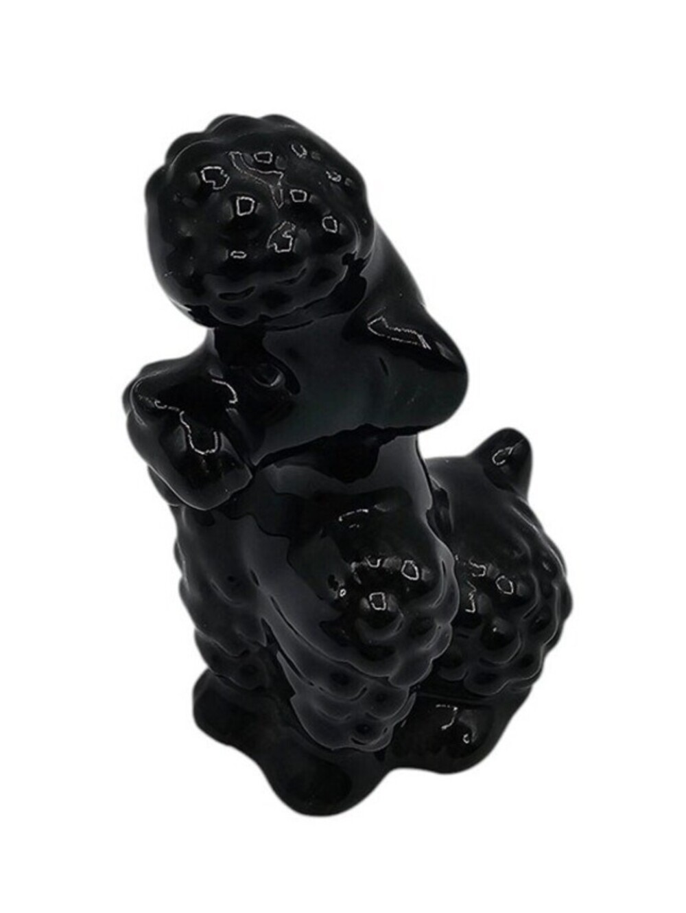 VINTAGE GOEBEL BLACK FRENCH POODLE FIGURINE W. GERMANY COLLECTIBLE